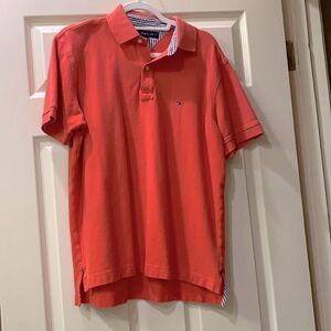 Tommy Hilfiger Men’s Medium Salmon Orange Polo